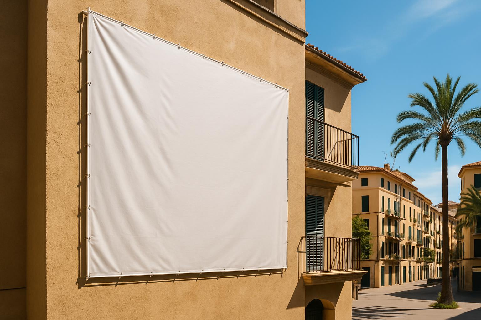 Bâche publicitaire PVC extérieure : le guide complet pour une pose durable à Montpellier