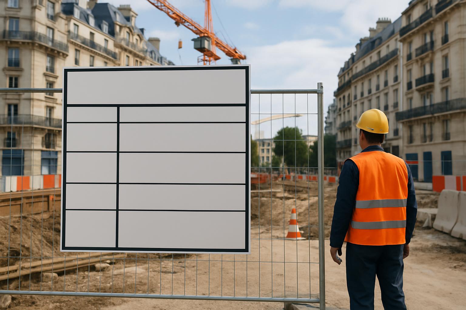 Panneau de chantier, permis de construire, palissade : ce que la réglementation impose vraiment en Occitanie