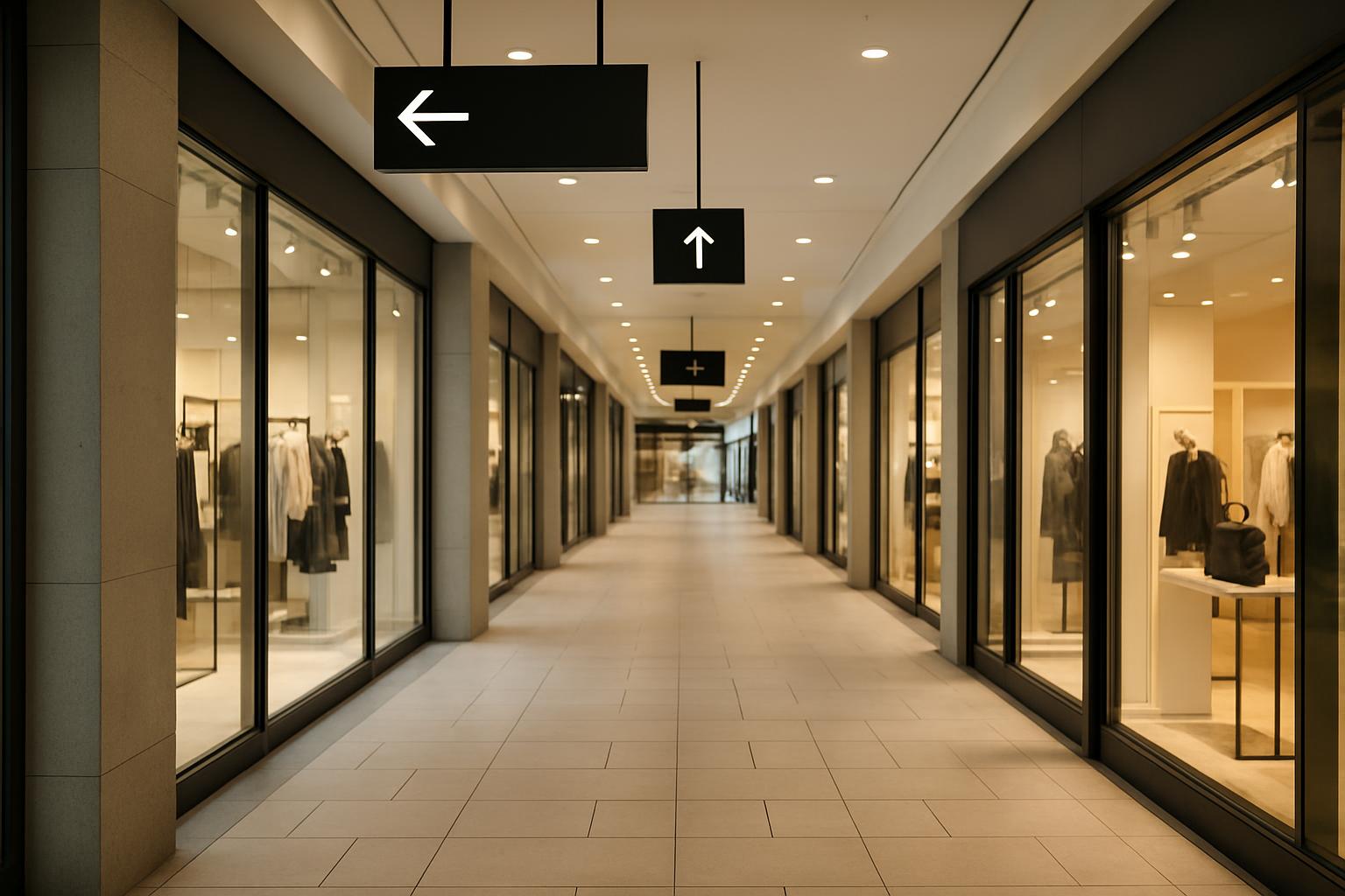 Signalétique directionnelle en galerie marchande : guider vos clients, booster vos ventes