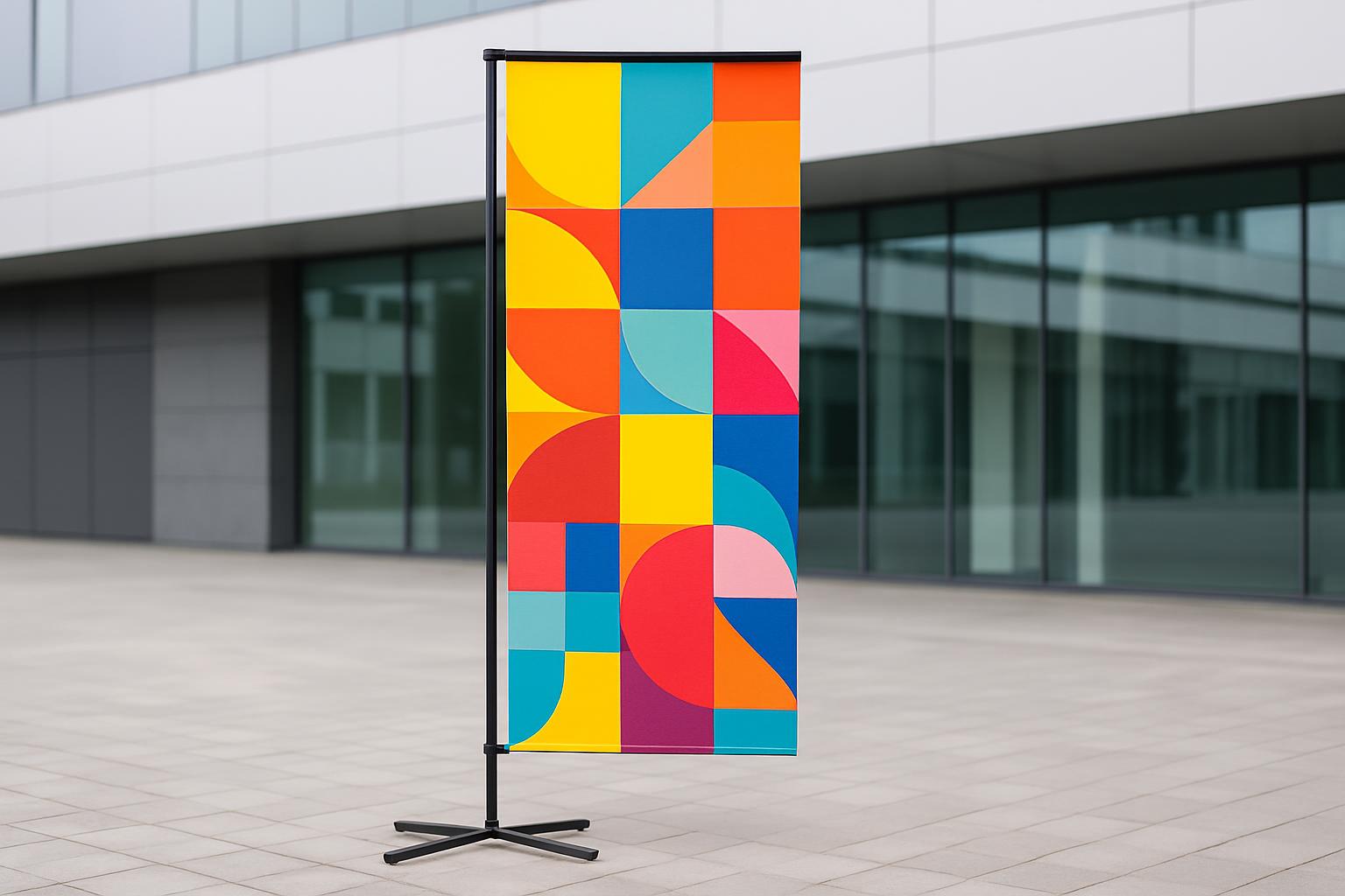 Beach flag Oriflamme rectangulaire