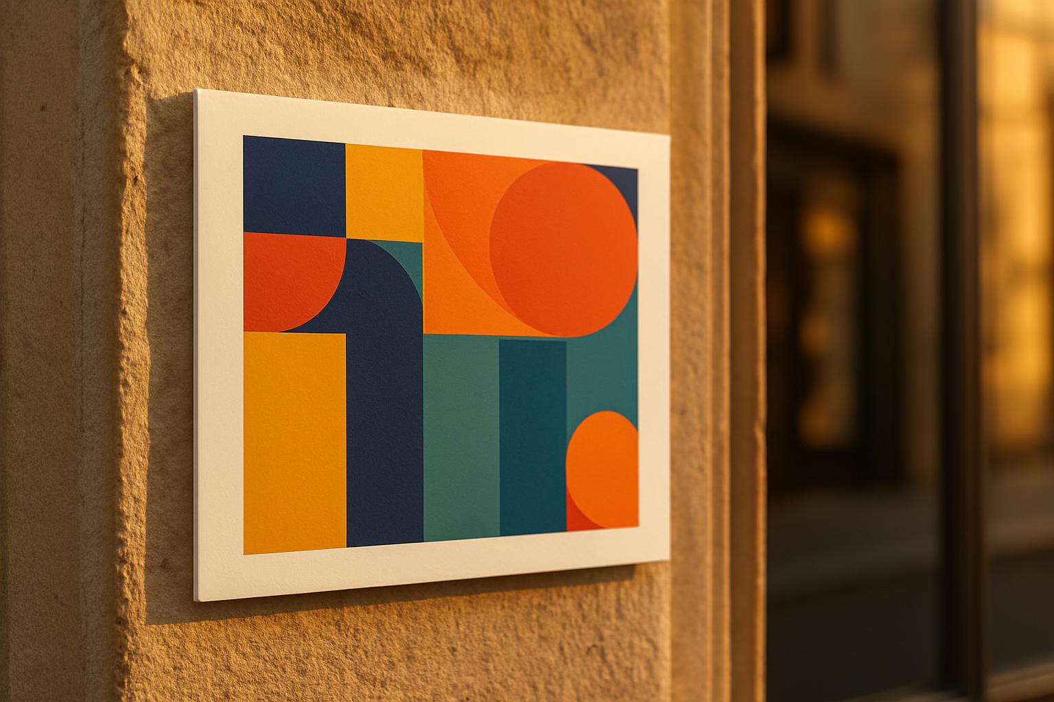 Plaque professionnelle PVC