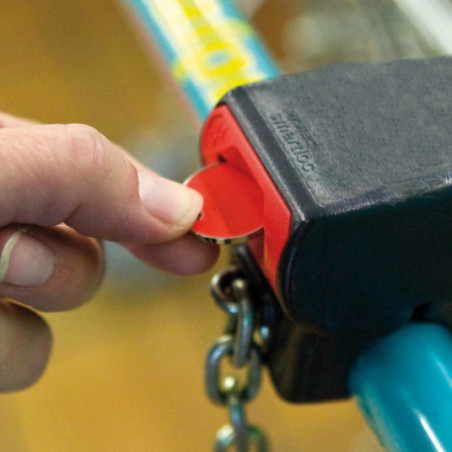 Porte-clés jeton personnalisé Euromarket