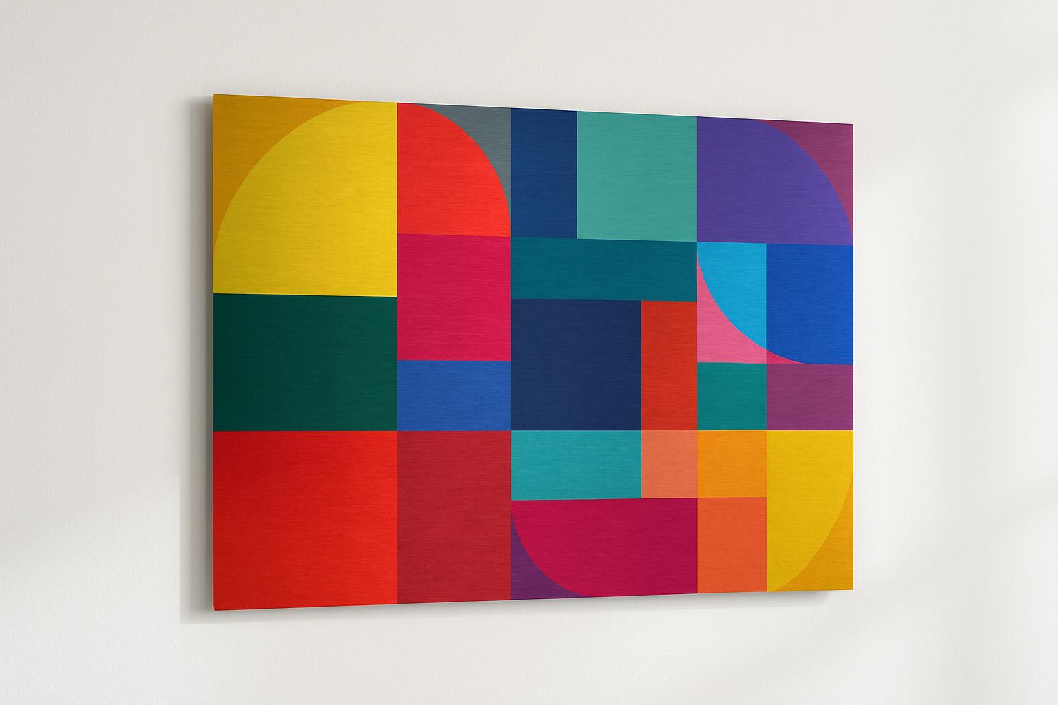 Tableau photo aluminium brossé