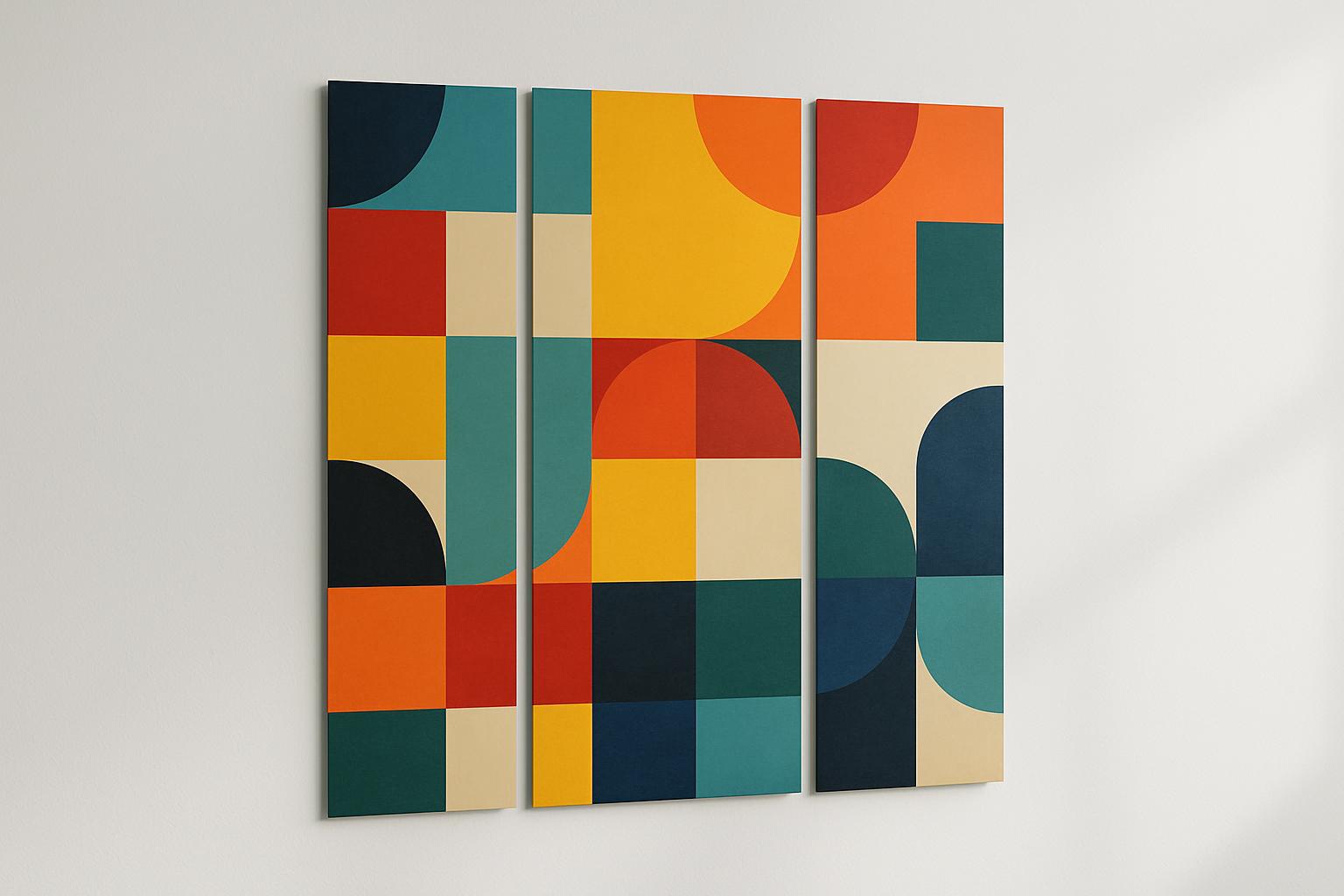Triptyque photo aluminium