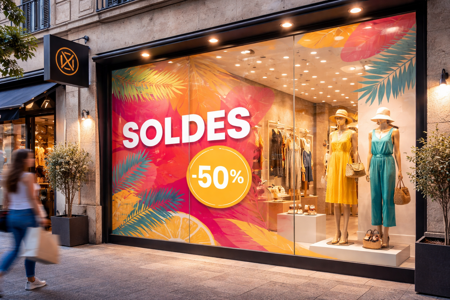 vitrine adhésive montpellier